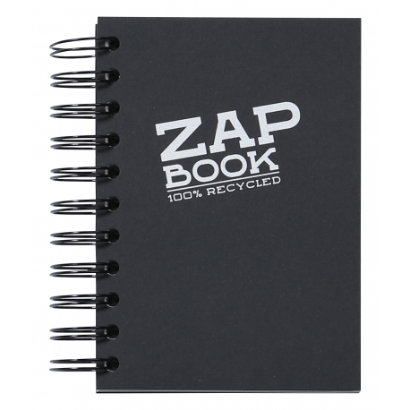 Zap Book Spiralé 160F 80g Noir 3