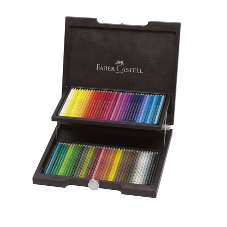 Coffret Bois Crayons Polychromos Faber Castell