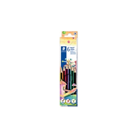 Noris® colour 185 - Etui carton crayons de couleur WOPEX® assortis
