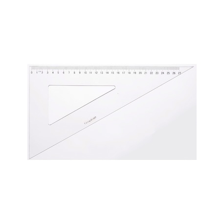 Equerre Graduée 60° 2 Bords Antitaches 30 Cm Graph'It