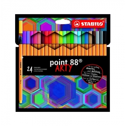 Feutre pointe fine STABILO point 88 ARTY - Feutres à pointes calibrées