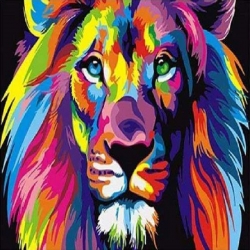 Peinture par numéro Lion...