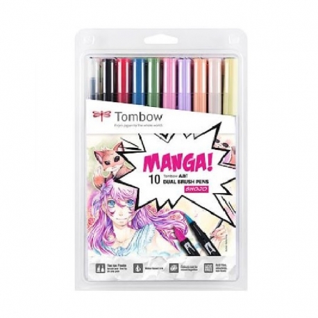 Feutre Manga ABT Dual Brush Pens Shojo Tombow