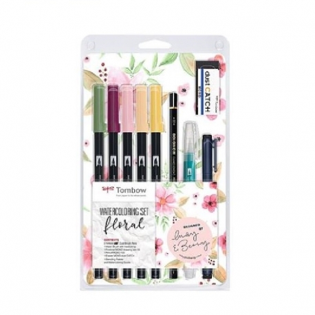 Set feutres Water Coloring Floral Tombow