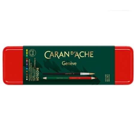 boite de 12 crayons de couleurs Prismalo Bicolor Limited Edition Carand'Ache