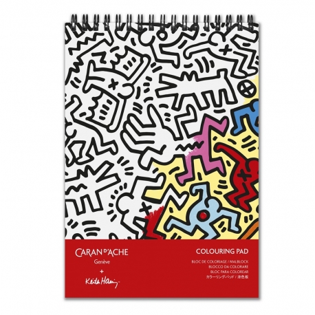 Bloc de coloriage Keith Haring Caran d'Ache
